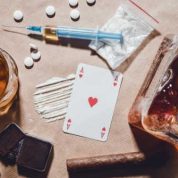 What is the difference between gambling and drug addiction?